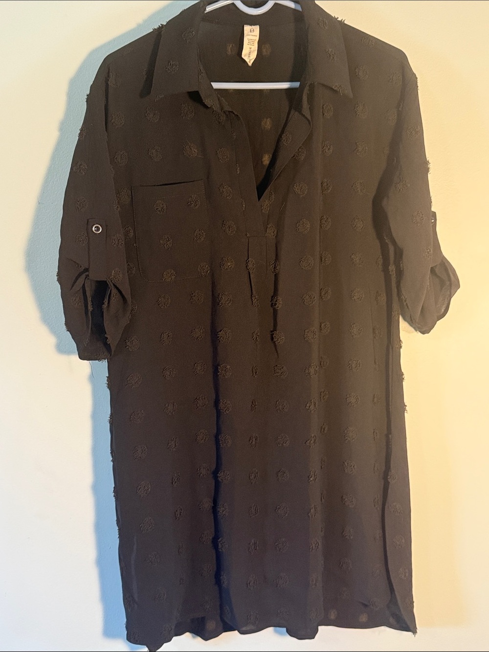 Amazon Women’s Black Swim Coverup Shirt Dress